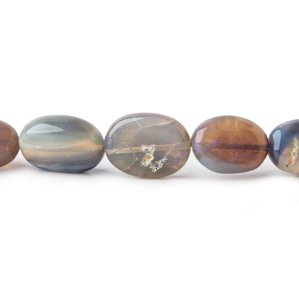 6x4-14x10mm Australian Opal Plain Nuggets 18 inch 50 Beads - Beadsofcambay.com