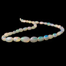 6x4-14x9mm Ethiopian Opal Straight Drill Faceted Nuggets 17.5 inch 45 beads AA - Beadsofcambay.com