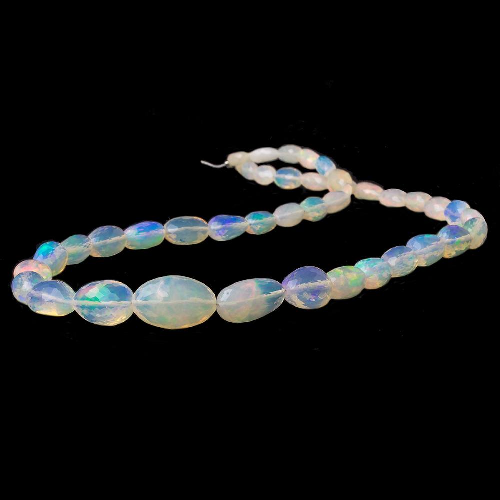 6x4-17x11mm Ethiopian Opal Straight Drill Faceted Nuggets 17 inch 42 beads AA - Beadsofcambay.com