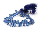 6x4-8x4mm Kyanite Plain Pear Beads 7 inch 68 pieces AA - Beadsofcambay.com