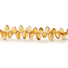 6x4-8x4mm Madeira Citrine Faceted Marquise Beads 8.5 inch 75 pieces - Beadsofcambay.com