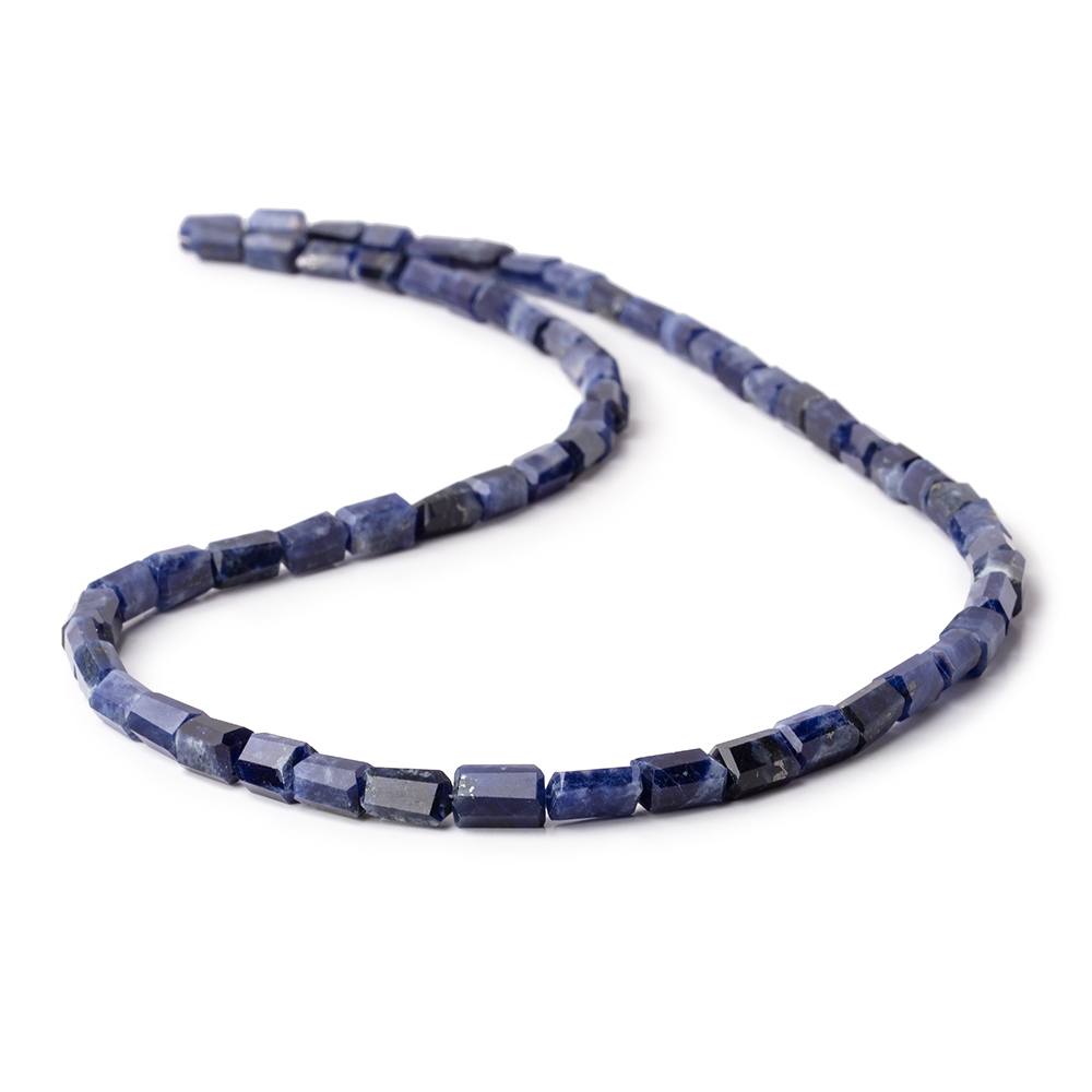 6x4-9x5mm Sodalite Faceted Nugget Beads 18 inch 63 pieces - Beadsofcambay.com