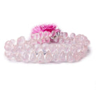 6x4-9x6mm Rose Quartz Faceted Tear Drop Beads 8 inch 80 pieces AAA - Beadsofcambay.com