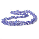 6x4-9x6mm Tanzanite plain Tear Drop Beads 18 inch 198 pieces AA - Beadsofcambay.com