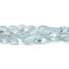 6x4-9x7mm Aquamarine micro faceted ovals 17 inch 63 beads AA - Beadsofcambay.com