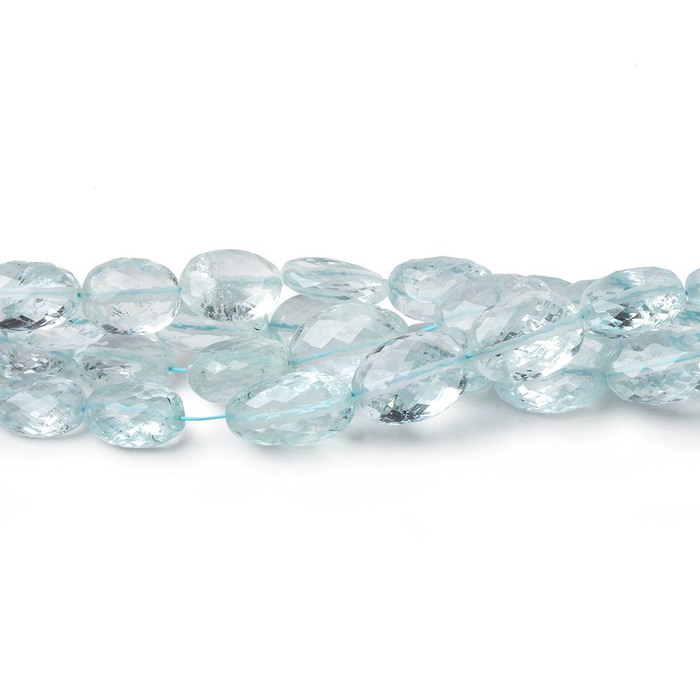 6x4-9x7mm Aquamarine micro faceted ovals 17 inch 63 beads AA - Beadsofcambay.com