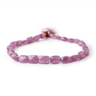 6x4.5-8.5x6mm Ruby Faceted Rectangle Beads 8 inch 28 pieces - Beadsofcambay.com