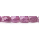 6x4.5-8.5x6mm Ruby Faceted Rectangle Beads 8 inch 28 pieces - Beadsofcambay.com