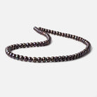 6x4mm Black Peacock Button Freshwater Pearls 15.5 inch 88 pieces - Beadsofcambay.com