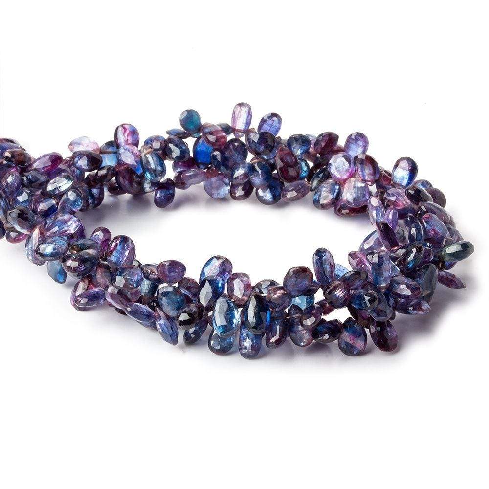 6x4mm Mystic Kyanite Faceted Pear Beads 8 inch 80 pieces - Beadsofcambay.com