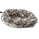 6x4x3mm Double Terminated Quartz Beads Natural Crystals 16 inch 64 pieces - Beadsofcambay.com