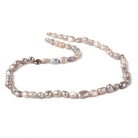6x5-10x5mm Mystic Light Multi Color Moonstone plain nuggets 16 inch 60 beads - Beadsofcambay.com