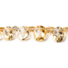 6x5-12x9mm Citrine Pavilion Faceted Oval Beads 5.5 inch 29 pieces AAA - Beadsofcambay.com