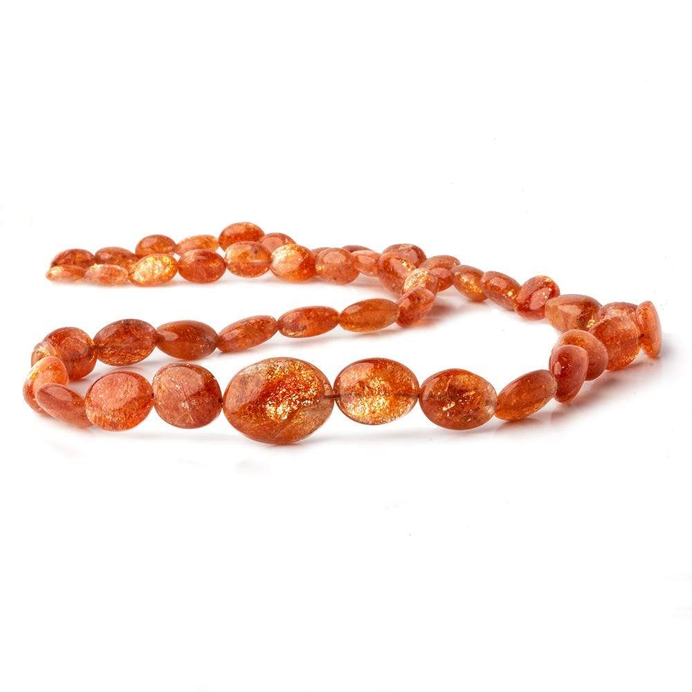 6x5-13x10mm Sunstone Plain Nugget Beads 16 inch 47 pieces - Beadsofcambay.com
