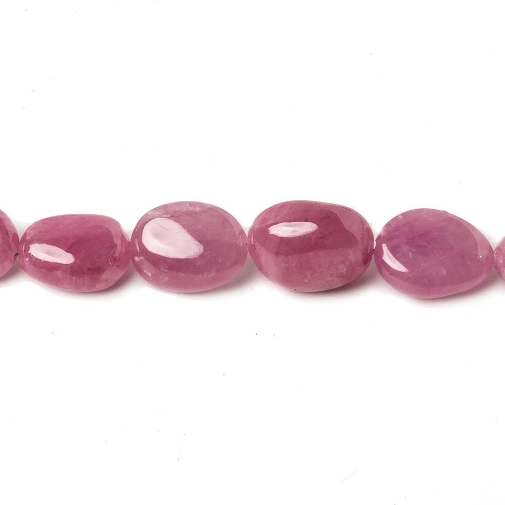 6x5-13x9mm Burmese Ruby plain nugget beads 19 inch 59 pieces - Beadsofcambay.com