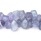 6x5-13x9mm Tanzanite Faceted Freeform Beads 7 inch 60 pieces - Beadsofcambay.com