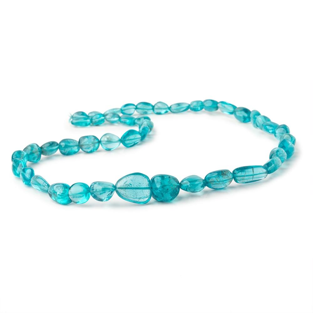 6x5-14x11mm Apatite Plain Nugget Beads 16 inch 40 pieces AA - Beadsofcambay.com