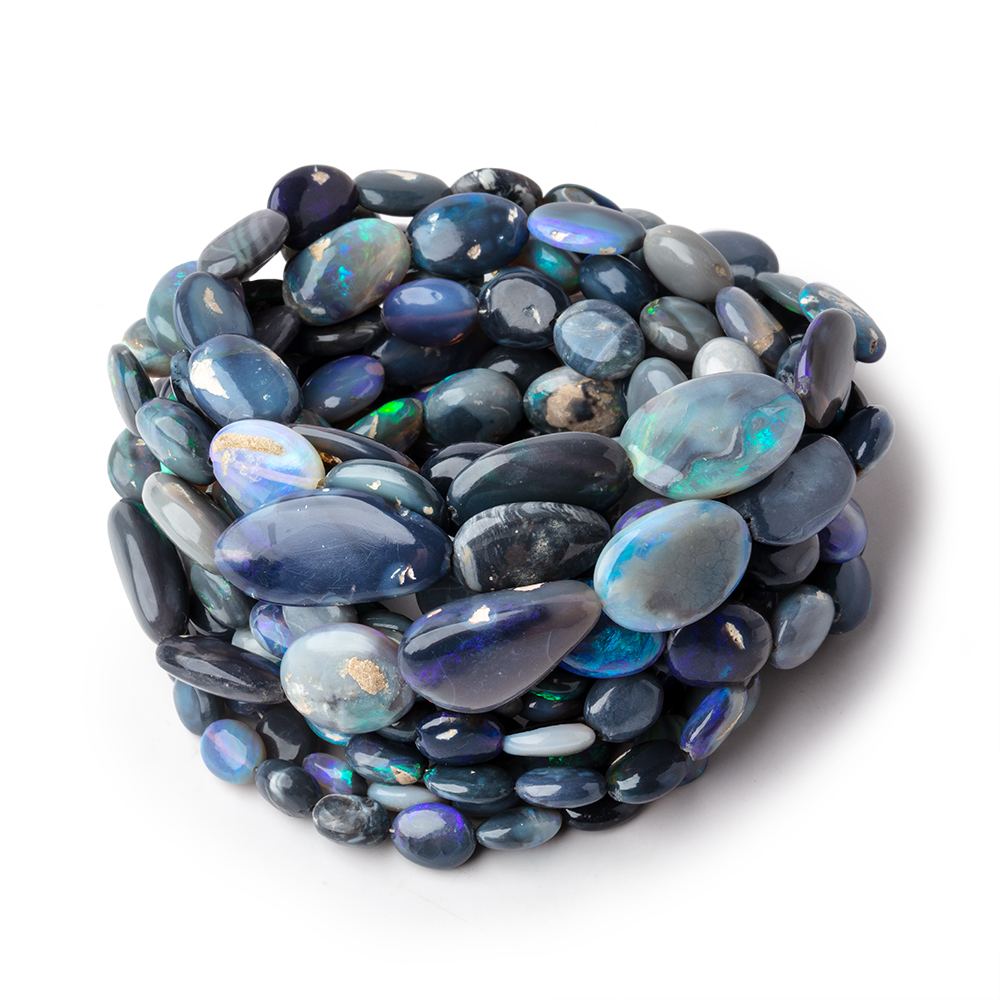 6x5-15x11mm Australian Opal & Matrix Plain Nugget beads 18 inch 50 pieces AAA - Beadsofcambay.com