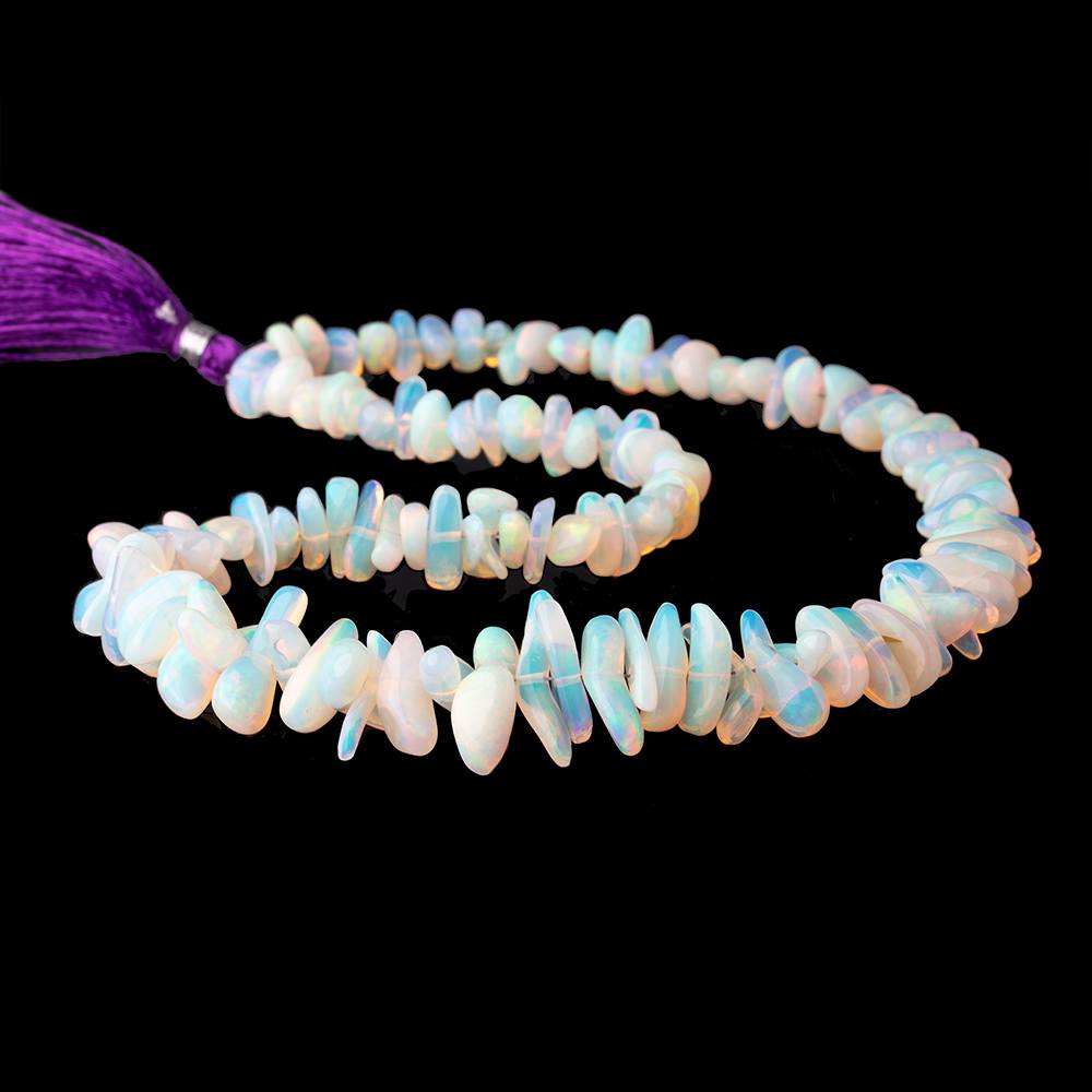 6x5-19x3mm Ethiopian Opal Plain Nugget Beads 16 inch 110 pieces - Beadsofcambay.com