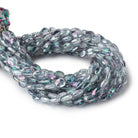 6x5-7x5mm Mystic Grey Topaz Faceted Oval Beads 8 inch 28 pieces - Beadsofcambay.com