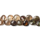 6x5-7x7mm Andalusite Faceted Hearts 8 inch 62 pieces - Beadsofcambay.com