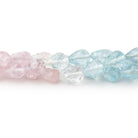 6x5-8x6mm Multi Color Beryl Faceted Tear Drop Beads 18 inch 57 pieces AA - Beadsofcambay.com