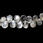6x5-9x7mm Ceylon Moonstone plain pear beads 8 inch 56 pieces A grade - Beadsofcambay.com