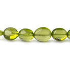 6x5-9x7mm Peridot Plain Oval Beads 15 inch 51 pieces AA - Beadsofcambay.com