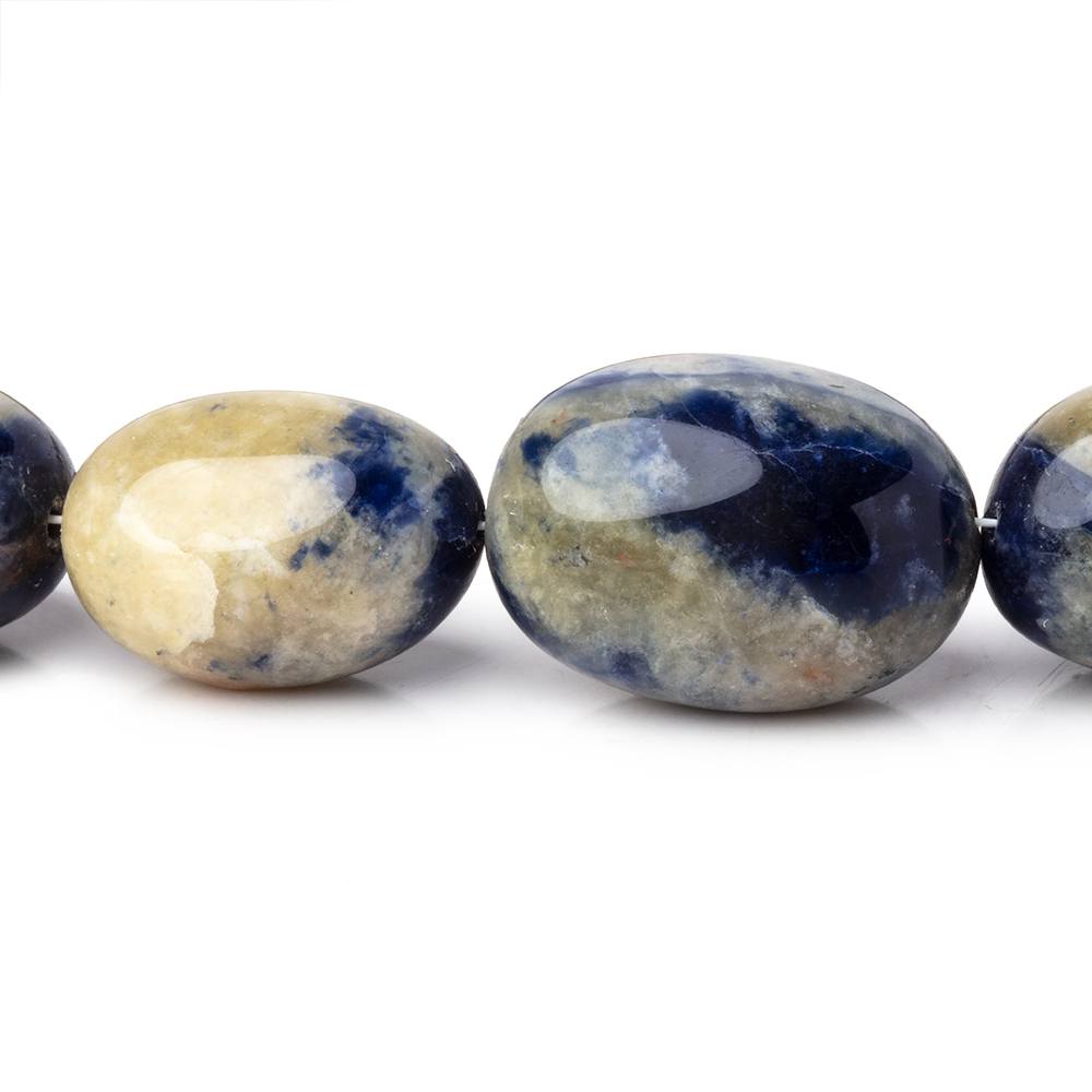 6x5.5-20x13.5mm Sodalite Plain Nugget Beads 16 inch 28 pieces AA - Beadsofcambay.com