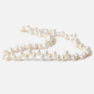 6x5mm - 7x5mm Off White Top Drilled Oval Freshwater Pearls 15.5 inch 90 pieces AA - Beadsofcambay.com