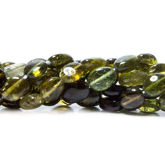 6x5mm Chrome Tourmaline Plain Oval Beads 16 inch 63 pieces - Beadsofcambay.com