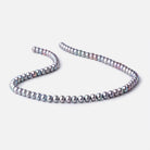 6x5mm Peacock Off Round Freshwater Pearls 16 inch 80 Beads - Beadsofcambay.com