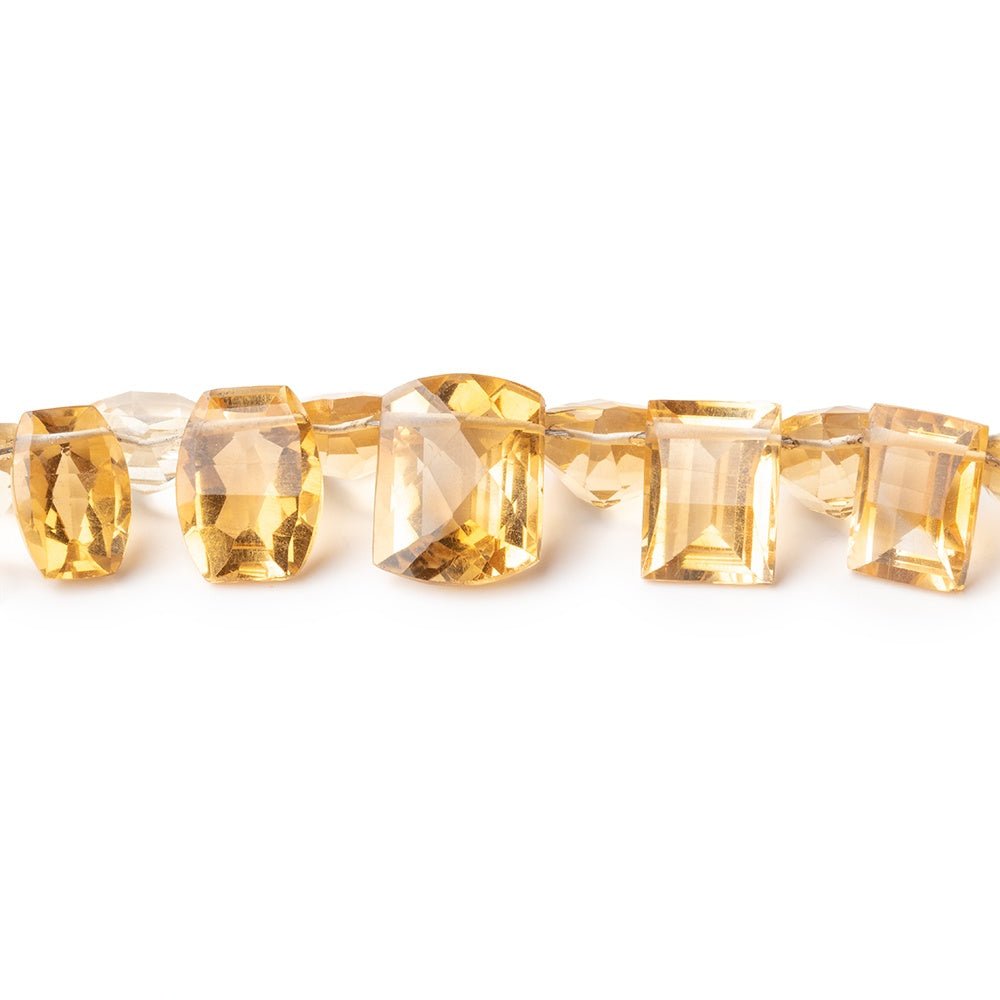6x6-11x9mm Citrine Faceted Mixed Shaped Beads 5 inch 26 pieces AAA - Beadsofcambay.com
