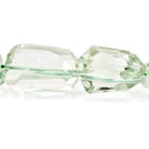6x6-14x10mm Prasiolite Faceted Nugget Beads 14 inch 43 pieces - Beadsofcambay.com