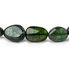 6x6-15x11mm Green Tourmaline Plain Nugget Beads 16 inch 38 pieces - Beadsofcambay.com