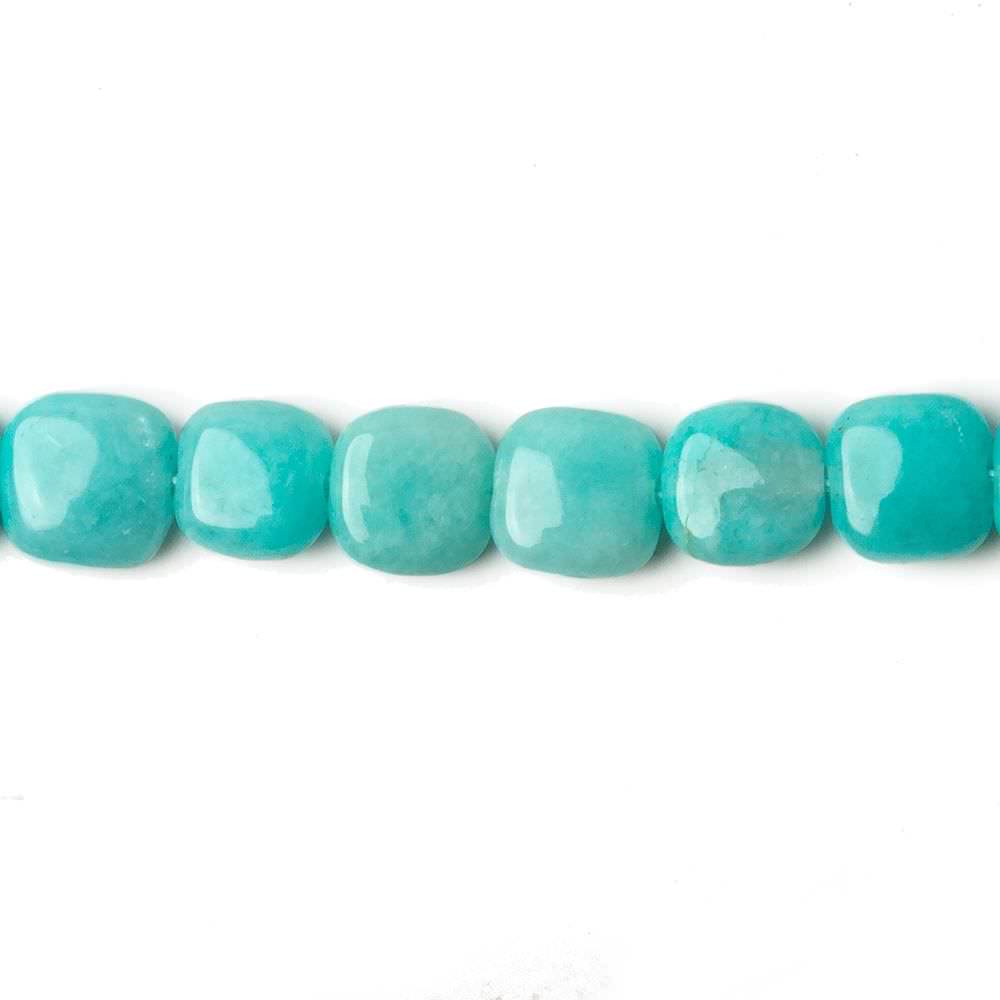 6x6-7x7mm Amazonite Plain Pillows 15.5 inch 63 beads AA - Beadsofcambay.com