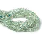 6x6mm Prasiolite 'Green Amethyst' faceted nugget beads 9.5 inch 40 pieces - Beadsofcambay.com