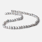 6x7-7x8mm Silver Keshi Side Drilled Freshwater Pearl Beads 16 inch 65 pieces - Beadsofcambay.com