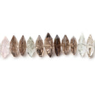 6x7-8x7mm Multi Gemstone Faceted Free Shape Beads 7 inch 56 pieces AAA - Beadsofcambay.com