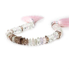 6x7-8x7mm Multi Gemstone Faceted Free Shape Beads 7 inch 56 pieces AAA - Beadsofcambay.com