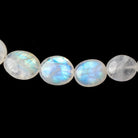 6x7-9x12mm Rainbow Moonstone Plain Oval Beads 18 inch 38 pcs - Beadsofcambay.com