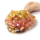 7-13mm Dravite Tourmaline Faceted Nugget Beads 15 inch 37 pieces - Beadsofcambay.com