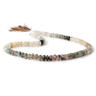 7-7.5mm Multi Rutilated Quartz faceted rondelle Beads 15.5 inch 80 pieces - Beadsofcambay.com