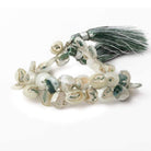 7-8.5mm Peacock Solar Quartz Faceted Heart Beads 7 inch 46 pieces - Beadsofcambay.com