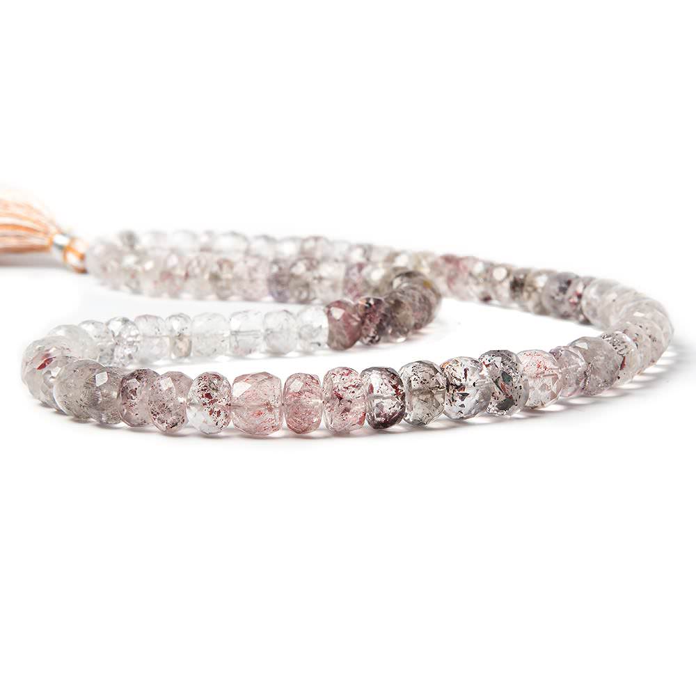 7-8mm Lepidocrocite Faceted Rondelle Beads 16 inch 80 beads - Beadsofcambay.com