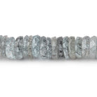 7-8mm Moss Aquamarine Faceted Heshi Beads 13.5 inch 142 pieces - Beadsofcambay.com