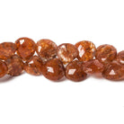 7-8mm Mossy Rutilated Quartz Heart Briolette 7.75 inch 50 pieces - Beadsofcambay.com