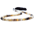 7-9mm Australian Opal plain rondelle beads 17 inch 88 pieces - Beadsofcambay.com