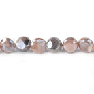 7-9mm Mystic Multi color Moonstone faceted coins 14 inch 36 beads - Beadsofcambay.com