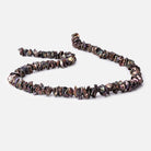 7-9mm Peacock Keshi Center Drilled Freshwater Pearls 15.5 inch 187 beads - Beadsofcambay.com
